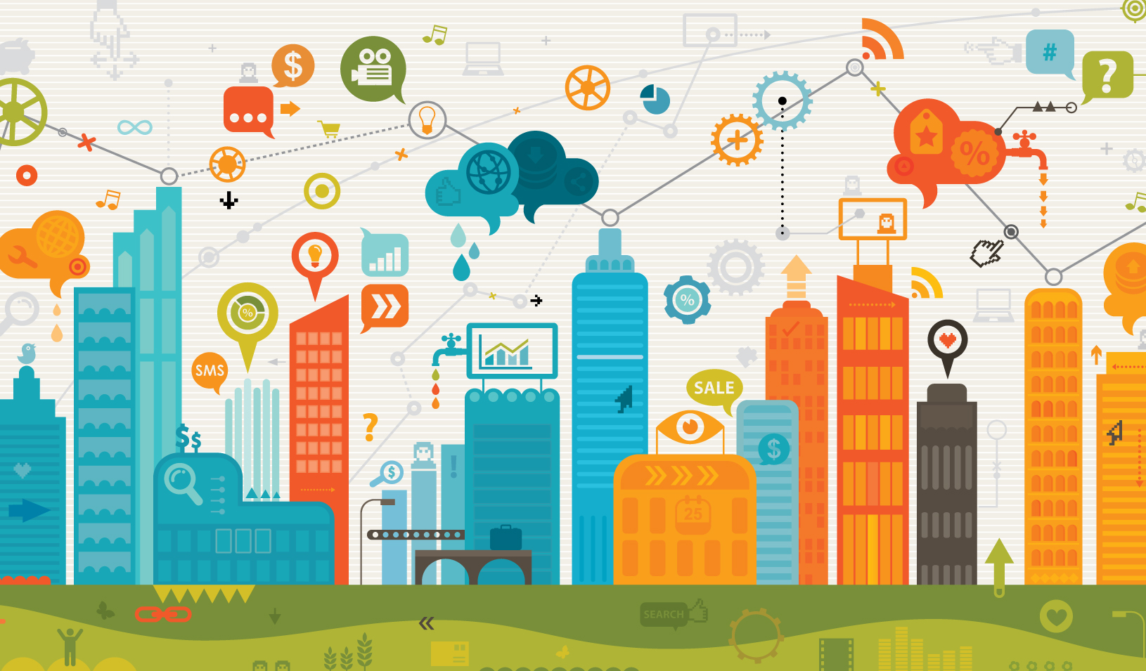  Illustration of the Internet of Things | iStock/DrAfter123