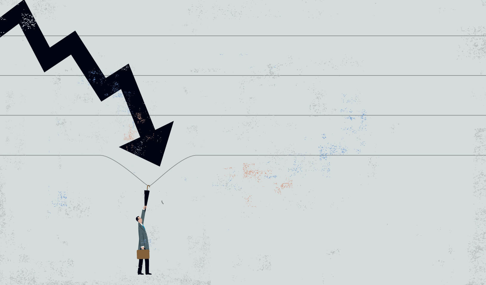 Illustration of a man manipulating the performance stocks. Credit: istock/dane_mark