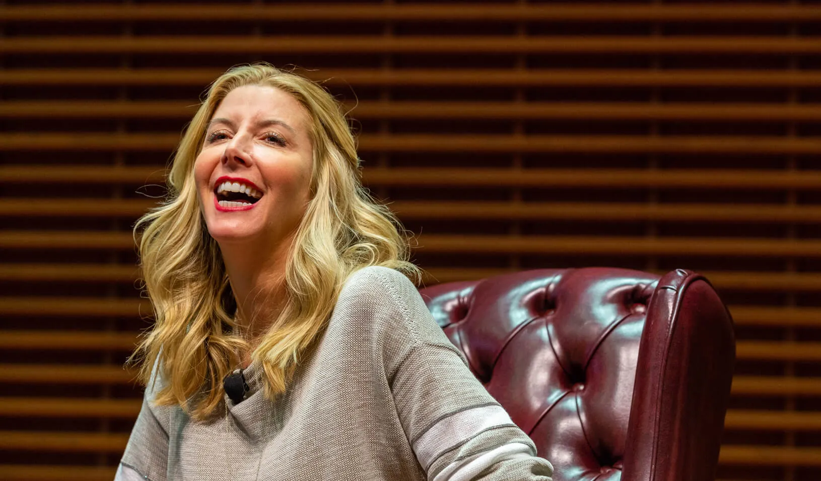 Spanx founder Sara Blakely shares advice and big announcement  Sara  Blakely founded Spanx 20 years ago with just $5,000 in her pocket. She  joined us to share advice to small business