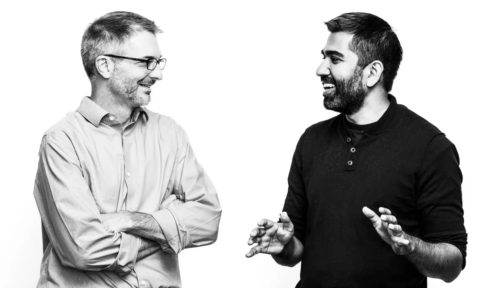 Ken Shotts and Neil Malhotra. Credit: Drew Kelly