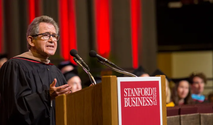 Lord Browne of Madingley, MS ’81 and former CEO of BP. Credit: Saul Bromberger