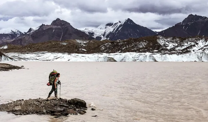 Nadine Lehner shown in Patagonia