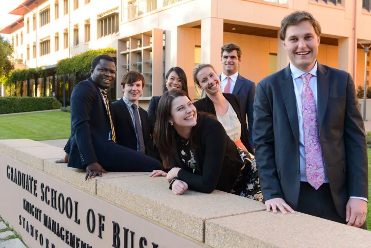 Squad 44 (from left): Abiodun Buari, MBA ’19; Jamie Beaton, MBA ’19; Alice Song, MBA ’19; Lauren Humphrey, MBA ’18; Sarah Hoffman, MBA ’19; Thomas Hanley, MBA ’19; and Tyler Willibrand, MBA ’19 | Shaun Roberts