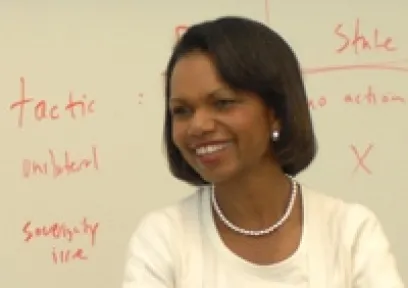 condoleezza rice research paper